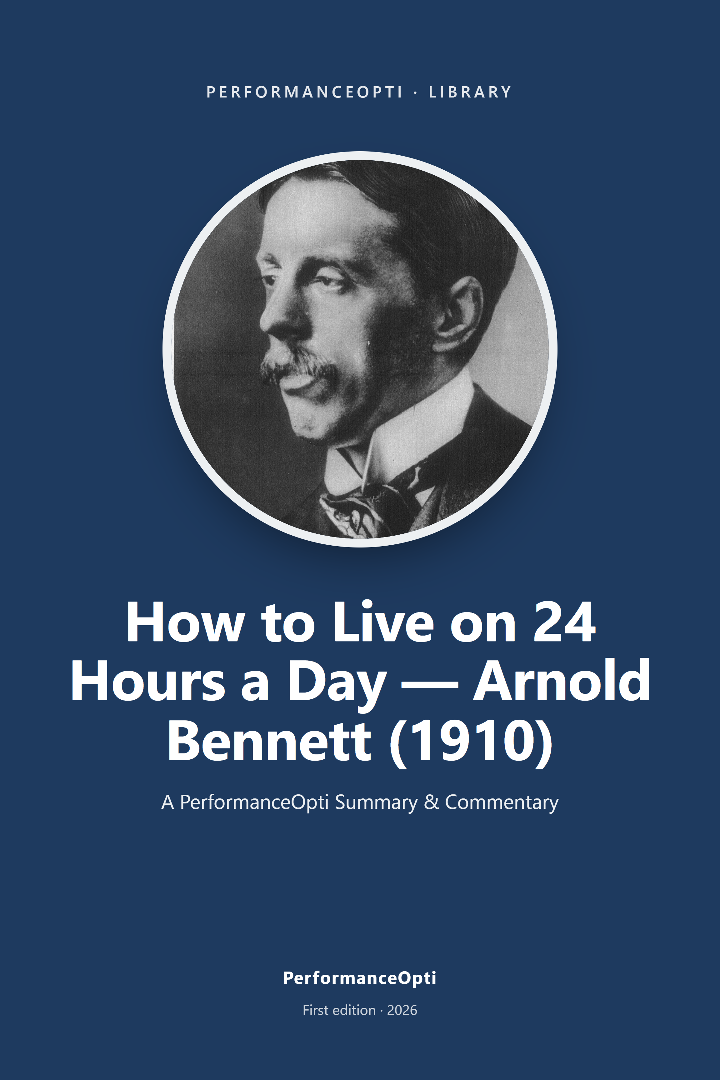 How to Live on 24 Hours a Day — Arnold Bennett