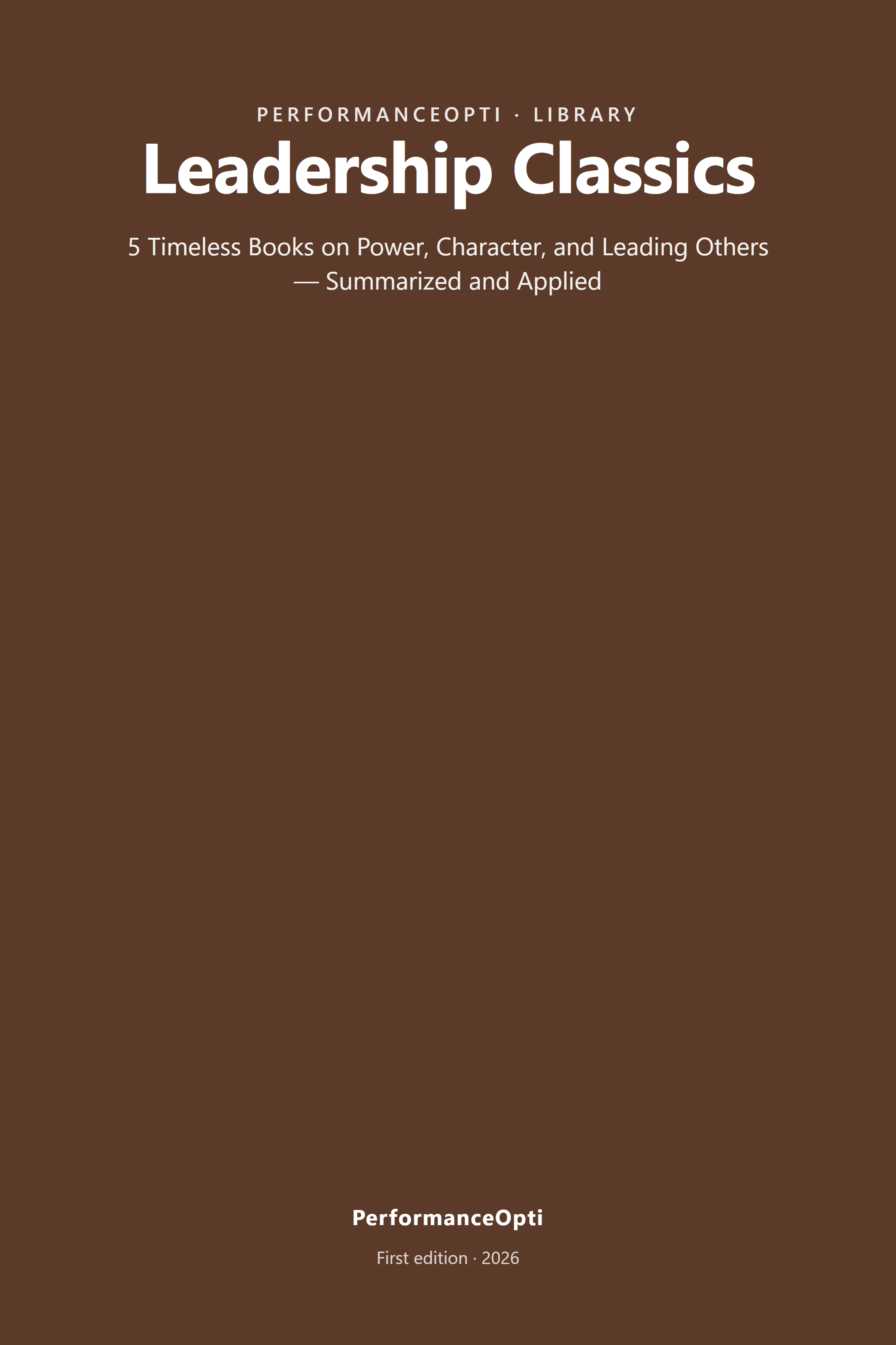 Leadership Classics — Audiobook