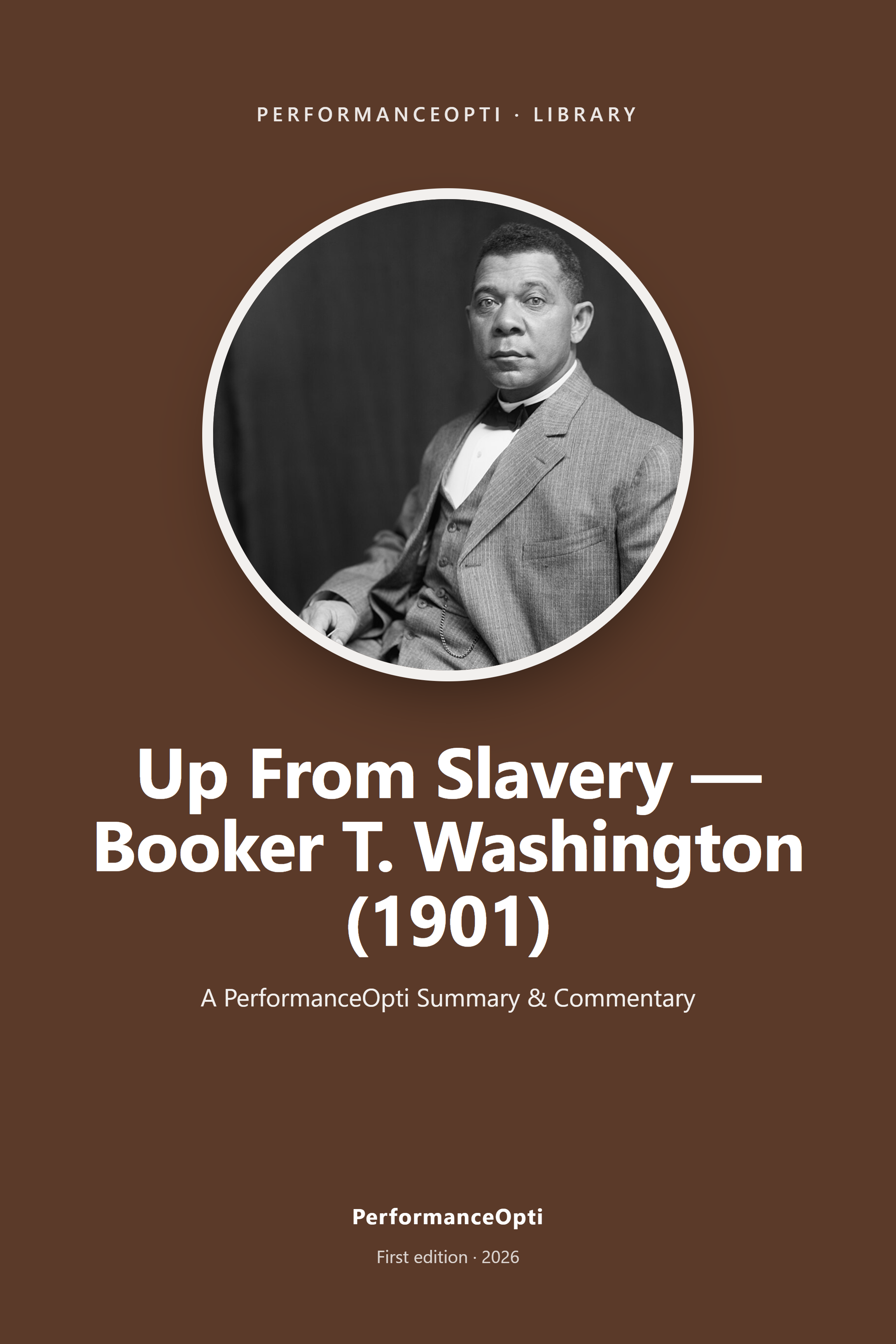 Up From Slavery — Booker T. Washington